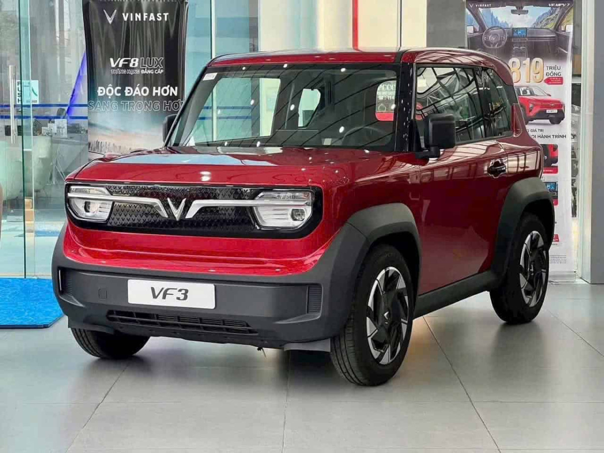 vinfast-vf3-plus-mau-do Vinfast Vf3 Plus màu đỏ
